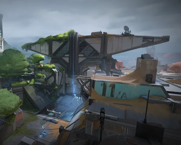 Fracture — Valorant map, top-down minimap